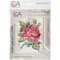 Collection D&#x27;Art Red Rose Stamped Needlepoint Kit